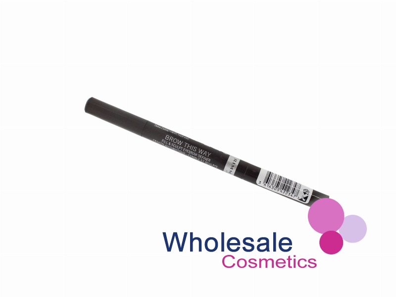 12 x Rimmel Brow This Way Fill and Sculpt Eyebrow Definer - 004 SOFT BLACK